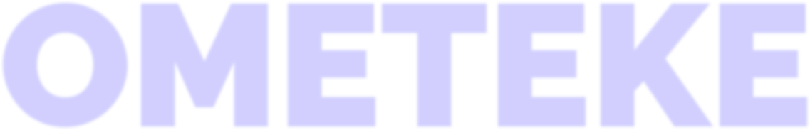 the word Ometeke logo