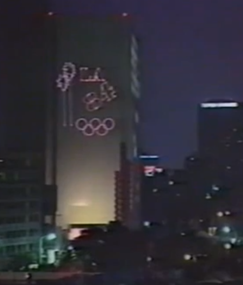 laser show olympic 1884 Olympics Site, Westwood California